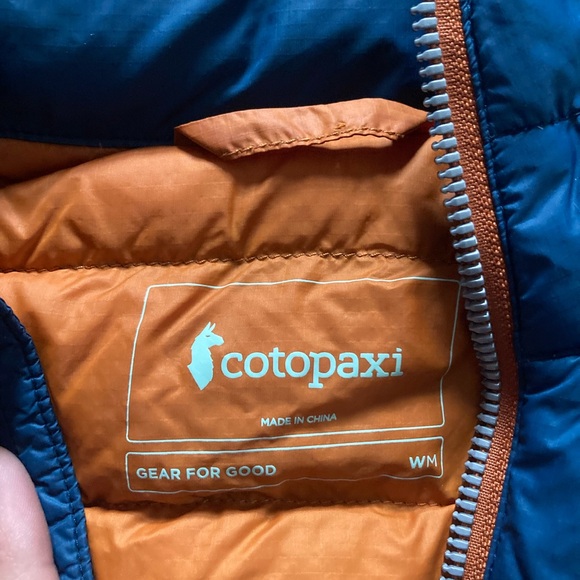 Cotopaxi Down Vest Womens Medium - Picture 2 of 5